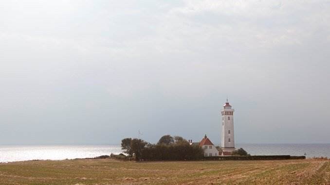 Leuchtturm Helnæs auf Lindhoved